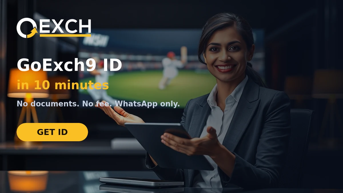 Support agent creating a GoExch9 ID on the OExch9 panel through WhatsApp